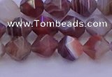 CAG9792 15.5 inches 8mm faceted nuggets botswana agate beads
