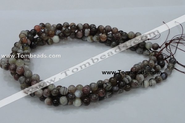 CAG980 15.5 inches 10mm round botswana agate beads wholesale