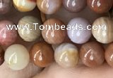 CAG9805 15.5 inches 6mm round wood agate beads wholesale