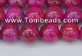 CAG9926 15.5 inches 8mm round fuchsia crazy lace agate beads