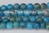 CAG9931 15.5 inches 4mm round blue crazy lace agate beads