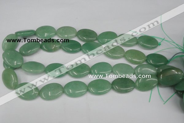 CAJ304 15.5 inches 18*25mm oval green aventurine jade beads