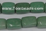 CAJ311 15.5 inches 13*18mm nugget green aventurine jade beads