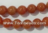 CAJ353 15.5 inches 10mm round red aventurine beads wholesale