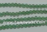 CAJ400 15.5 inches 4mm round green aventurine beads wholesale