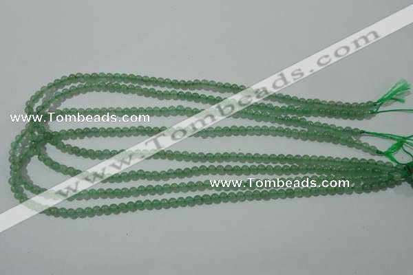 CAJ400 15.5 inches 4mm round green aventurine beads wholesale