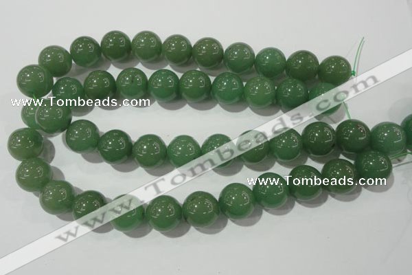 CAJ407 15.5 inches 18mm round green aventurine beads wholesale