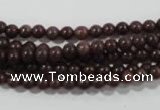 CAJ450 15.5 inches 4mm round purple aventurine beads wholesale