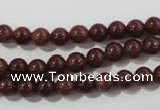 CAJ451 15.5 inches 6mm round purple aventurine beads wholesale