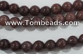 CAJ452 15.5 inches 7mm round purple aventurine beads wholesale