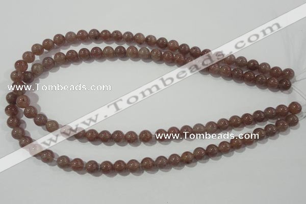 CAJ453 15.5 inches 8mm round purple aventurine beads wholesale