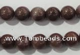 CAJ454 15.5 inches 10mm round purple aventurine beads wholesale