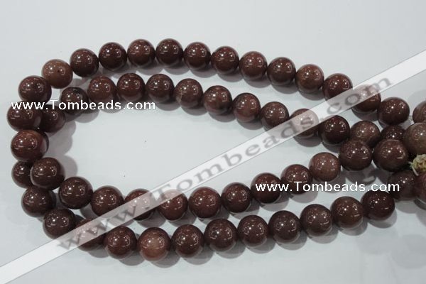 CAJ456 15.5 inches 14mm round purple aventurine beads wholesale