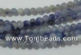 CAJ500 15.5 inches 4mm round blue aventurine beads wholesale