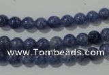 CAJ501 15.5 inches 6mm round blue aventurine beads wholesale