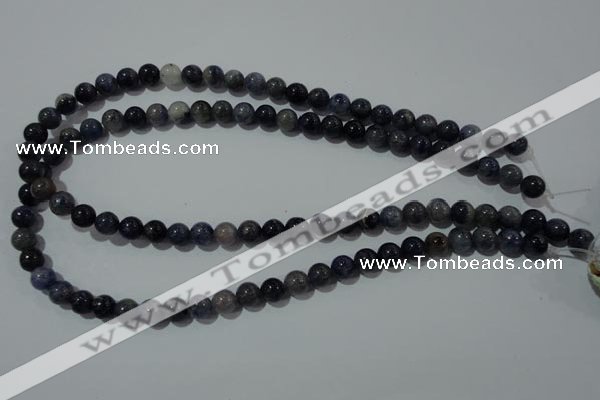 CAJ502 15.5 inches 8mm round blue aventurine beads wholesale