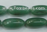 CAJ53 15.5 inches 12*26mm rice green aventurine jade beads wholesale