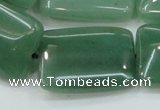 CAJ54 15.5 inches 22*30mm rectangle green aventurine jade beads wholesale