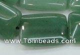 CAJ54 15.5 inches 22*30mm rectangle green aventurine jade beads wholesale