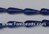 CAJ573 15.5 inches 7*18mm teardrop blue aventurine beads wholesale