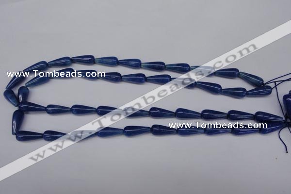 CAJ573 15.5 inches 7*18mm teardrop blue aventurine beads wholesale