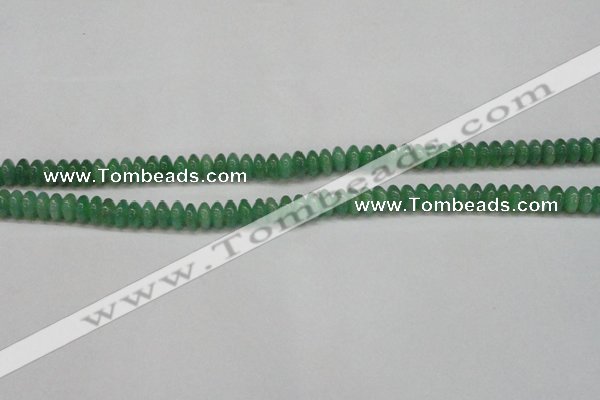 CAJ629 15.5 inches 4*8mm rondelle green aventurine beads