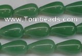 CAJ633 15.5 inches 10*18mm teardrop green aventurine beads