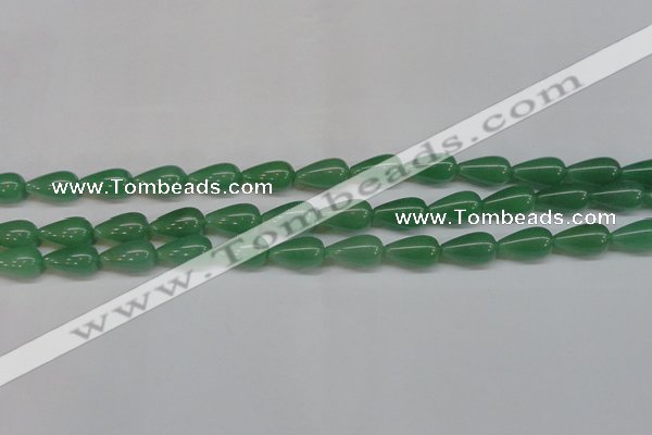 CAJ633 15.5 inches 10*18mm teardrop green aventurine beads