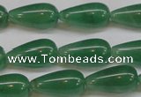 CAJ634 15.5 inches 10*20mm teardrop green aventurine beads