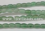 CAJ640 15.5 inches 4*6mm rice green aventurine beads