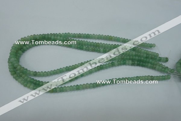 CAJ65 15.5 inches 4*6mm rondelle green aventurine beads wholesale