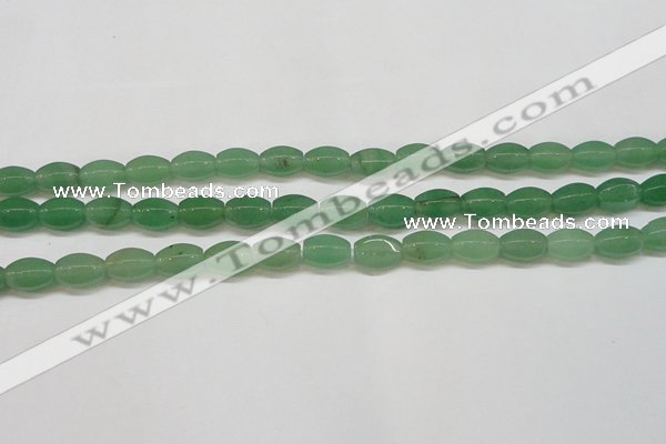 CAJ652 15.5 inches 8*12mm hexahedron green aventurine beads