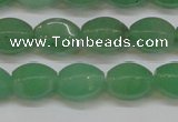 CAJ653 15.5 inches 10*14mm hexahedron green aventurine beads