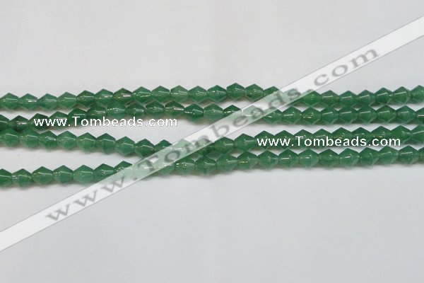 CAJ655 15.5 inches 8*8mm bicone green aventurine beads