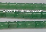 CAJ658 15.5 inches 8*10mm bone green aventurine beads