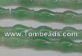 CAJ662 15.5 inches 7*14mm vase-shaped green aventurine beads