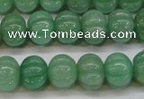 CAJ672 15.5 inches 10*13mm pumpkin green aventurine beads