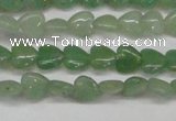 CAJ683 15.5 inches 8*8mm heart green aventurine beads