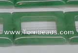 CAJ690 15.5 inches 25*35mm rectangle green aventurine beads