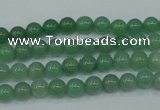 CAJ71 15.5 inches 6mm round green aventurine beads wholesale