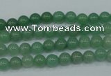 CAJ71 15.5 inches 6mm round green aventurine beads wholesale