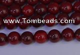 CAJ750 15.5 inches 4mm round apple jasper beads wholesale