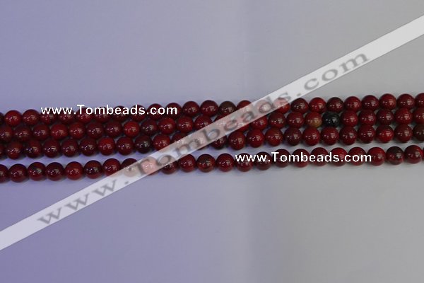 CAJ750 15.5 inches 4mm round apple jasper beads wholesale