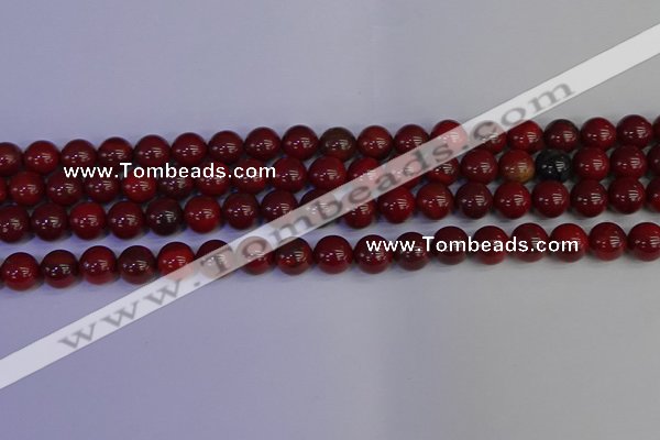 CAJ752 15.5 inches 8mm round apple jasper beads wholesale