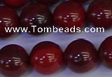 CAJ755 15.5 inches 14mm round apple jasper beads wholesale