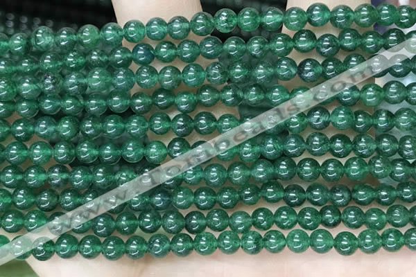 CAJ810 15.5 inches 4mm round green Indian aventurine beads