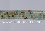 CAM01 4mm round mixed color natural amazonite beads Wholesale