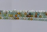 CAM02 6mm round mixed color natural amazonite beads Wholesale