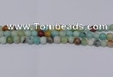 CAM03 round mixed color  8mm  natural amazonite beads wholesale