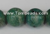 CAM1008 15.5 inches 20mm round natural Russian amazonite beads